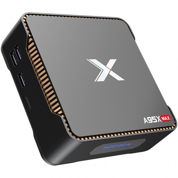 Андроид ТВ приставка A95X MAX 4/64 Gb Amlogic S905X2 4 ядра