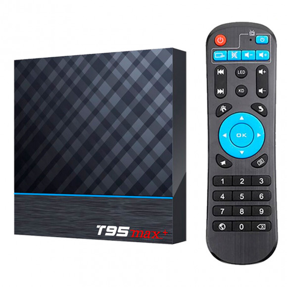 Андроид ТВ приставка T95 Max Plus Amlogic S905X3 Android 9