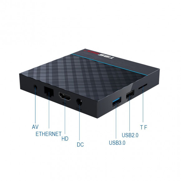 Андроид ТВ приставка T95 Max Plus Amlogic S905X3 Android 9