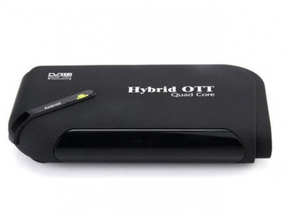 Андроид ТВ приставка Hybrid OTT 1/8 Gb + DVB/T2 Amlogic S905D 4 ядра