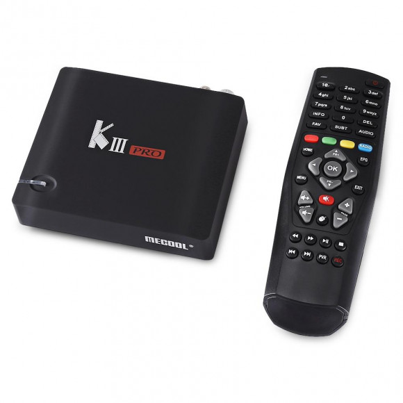 Андроид ТВ приставка Mecool KIII Pro (K 3 Pro) 3/16 Gb + DVB-S2/T2 Amlogic S912 Android 7.1 8 ядер