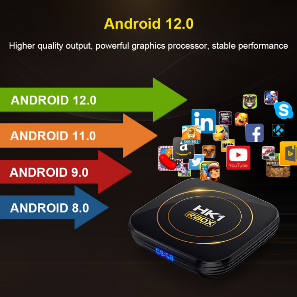 Андроид ТВ приставка HK1 RBOX H8S Alwinner H618 (Android 12) Андроид ТВ приставка HK1 RBOX H8S Alwinner H618 (Android 12)