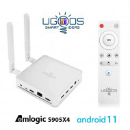 UGOOS AM7 4Gb 32Gb  Amlogic S905X4 Android 11 Смарт ТВ приставка
