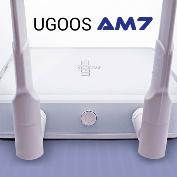 UGOOS AM7 4Gb 32Gb  Amlogic S905X4 Android 11 Смарт ТВ приставка