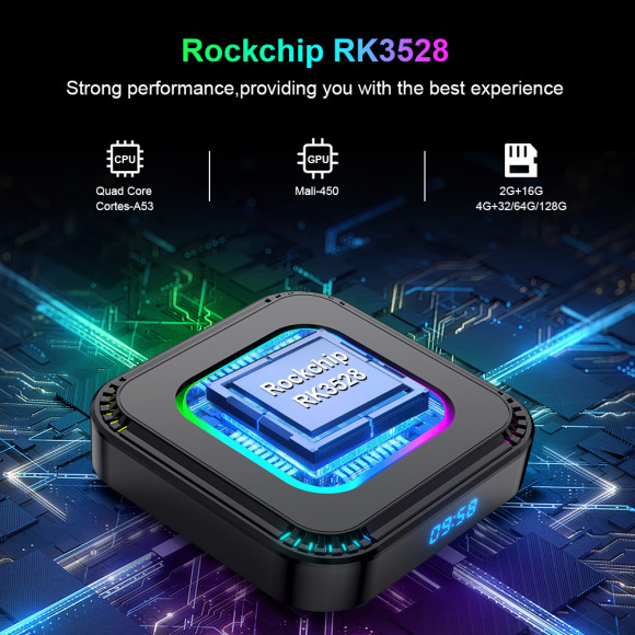 Андроид ТВ приставка HK1 RBOX K8 4/32Gb RK3528 (Android 13) Андроид ТВ приставка HK1 RBOX K8 4/32Gb RK3528 (Android 13)