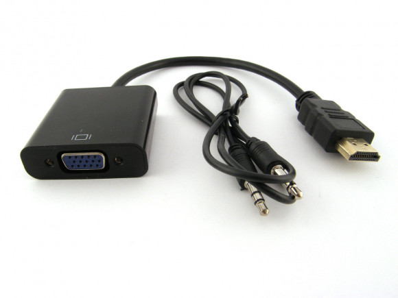 Конвертер HDMI to VGA + аудиовыход