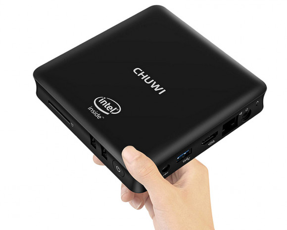 Windows мини ПК Chuwi HiBox Intel Atom X5-Z8350 4/64Gb Android/Windows +Air Mouse