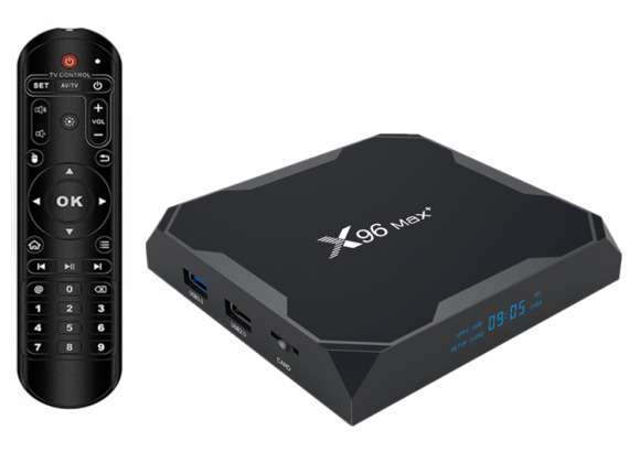 Андроид ТВ приставка X96 MAX Plus 2/16Gb Amlogic S905X3 Android 9 Андроид ТВ приставка X96 MAX Plus 2/16Gb Amlogic S905X3 Android 9