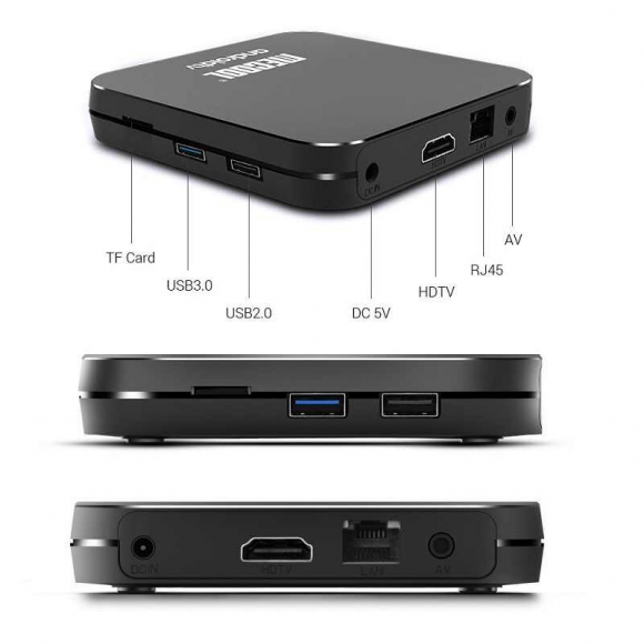 Андроид ТВ приставка Mecool KM9 PRO Deluxe 4/32 Gb Amlogic S905X2 4 ядра