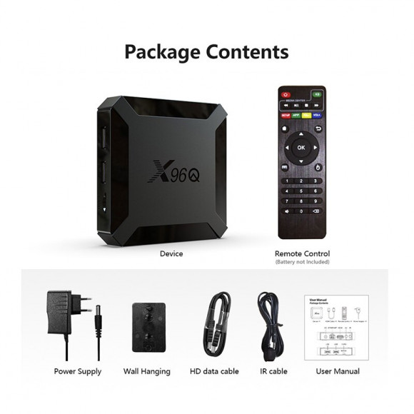 Андроид ТВ приставка SmartBox X96Q Allwinner H313 2/16Gb Android 10