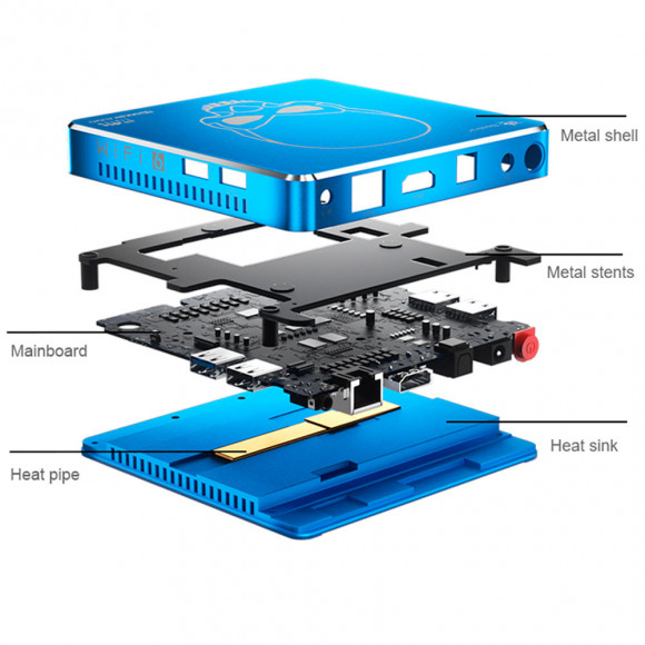 Смарт ТВ приставка Beelink GT-King Pro 4Gb 64 Gb Amlogic S922X-H Android 9 Смарт ТВ приставка Beelink GT-King Pro 4Gb 64 Gb Amlogic S922X-H Android 9