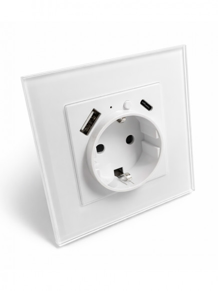 Умная розетка WiFi TY-201 220 В Smart Life (встраиваемая)