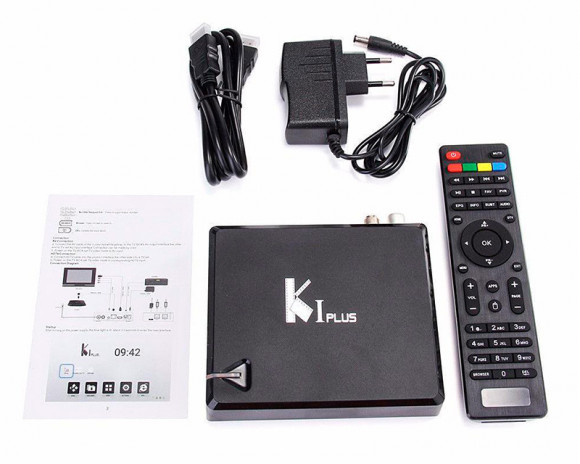 Андроид ТВ приставка Mecool K1 plus Amlogic S905D 1/8Gb + DVB-S2 T2